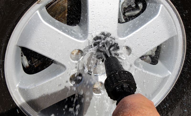 Brush Hero Water Powered Wheel Cleaning Brush