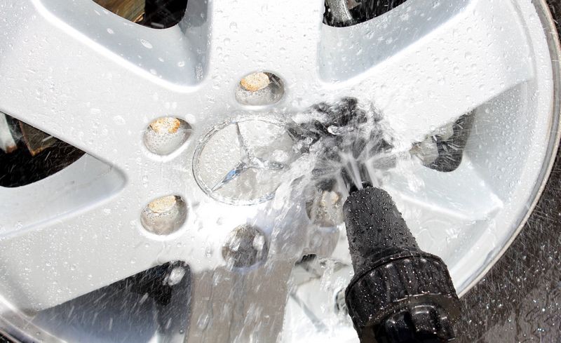 Brush Hero Water Powered Wheel Cleaning Brush