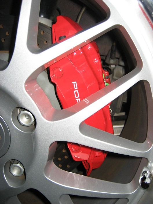 Calipers painted with G2 epoxy