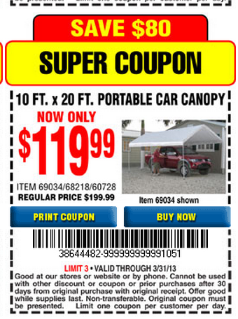 Canopy Coupon