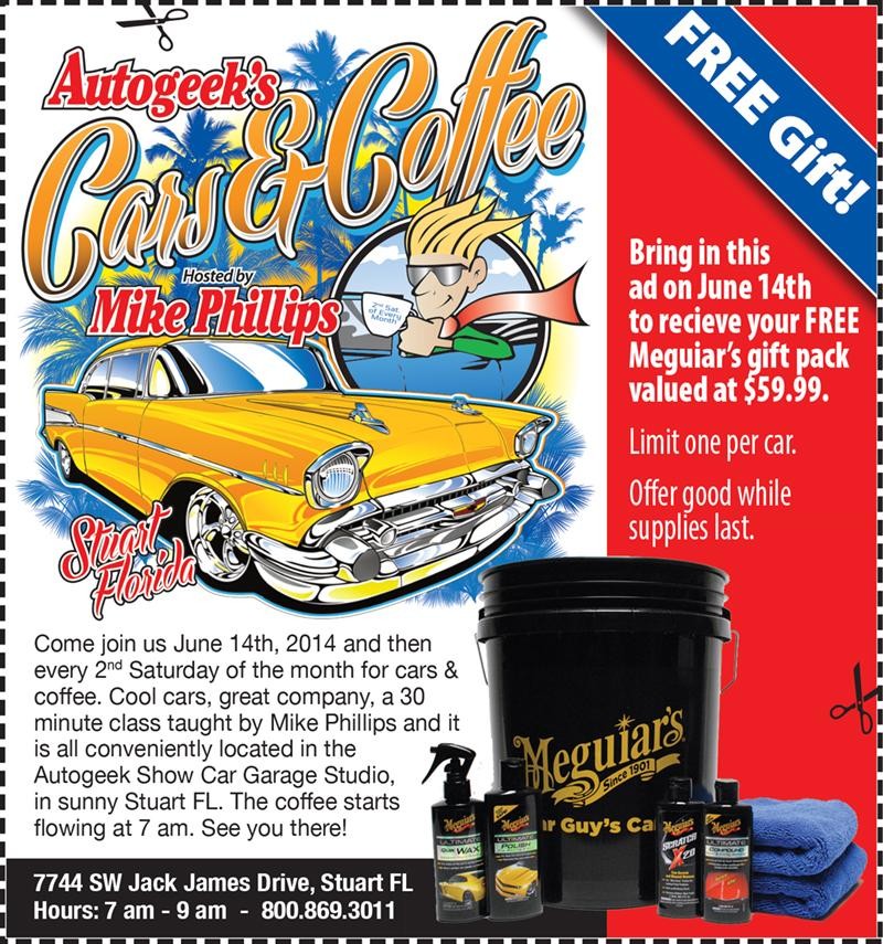 Cars and Coffee at Autogeek Coupon