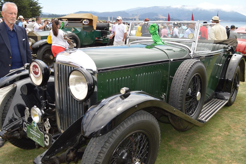 Cars on display at Pebble Beach Concours De Elegance