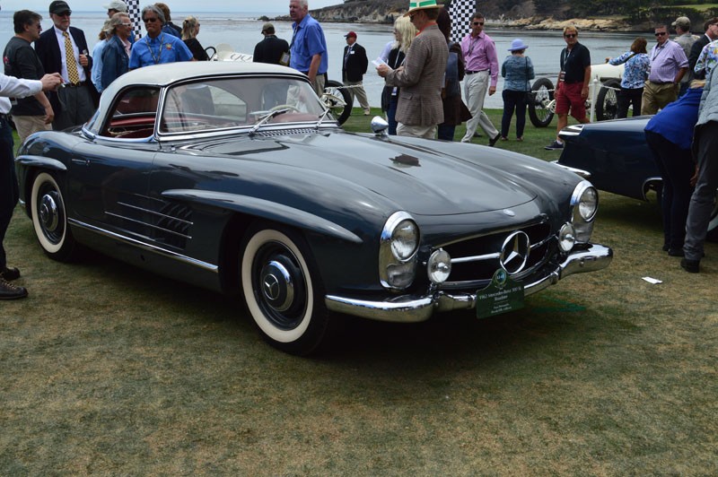Cars on display at Pebble Beach Concours De Elegance