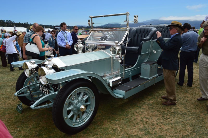 Cars on display at Pebble Beach Concours De Elegance