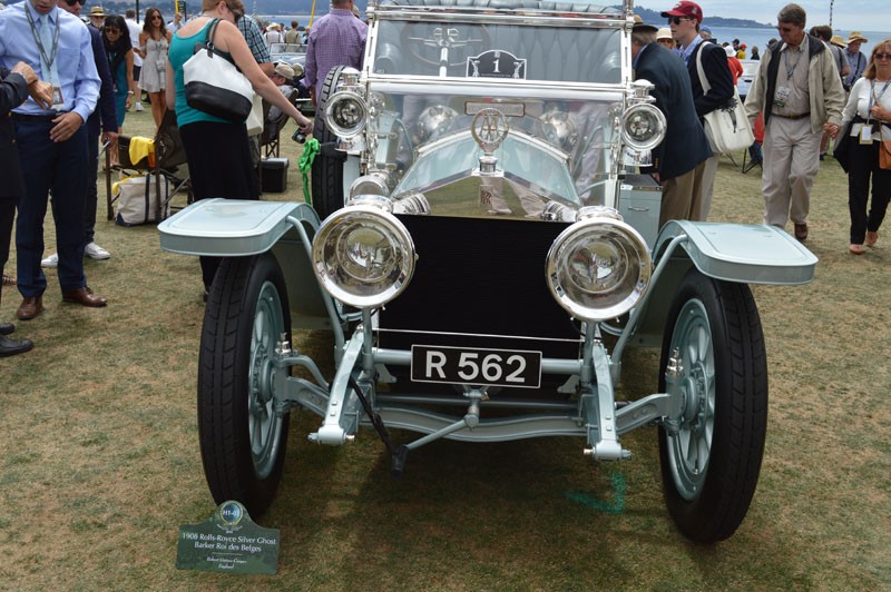 Cars on display at Pebble Beach Concours De Elegance