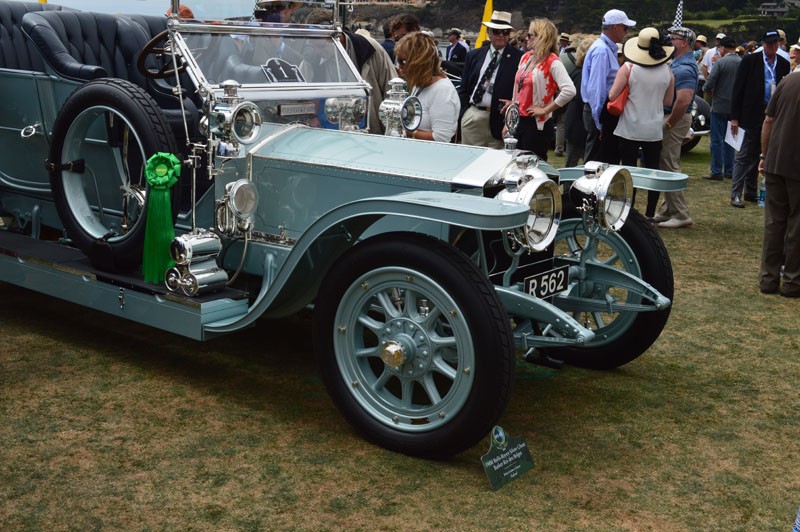 Cars on display at Pebble Beach Concours De Elegance