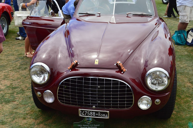 Cars on display at Pebble Beach Concours De Elegance