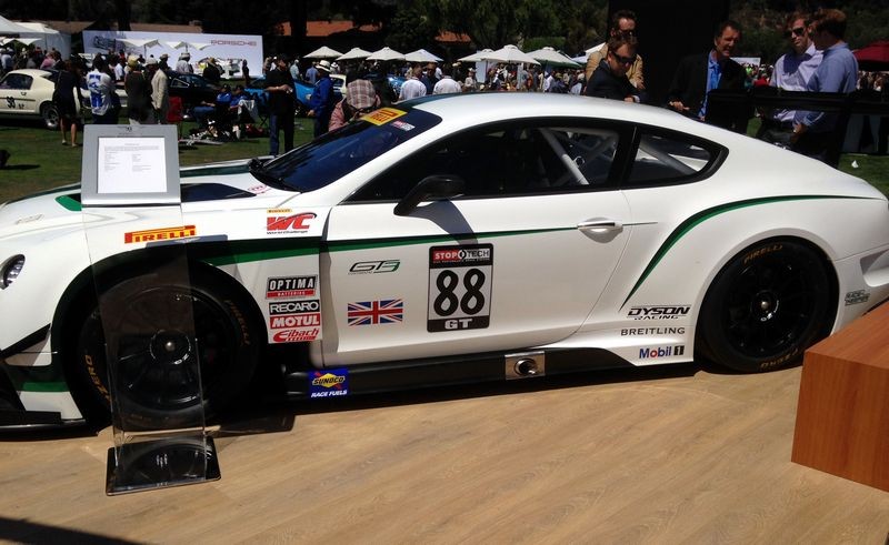 Cars on display at Pebble Beach Concours De Elegance