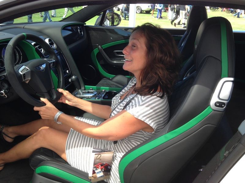 Cars on display at Pebble Beach Concours De Elegance