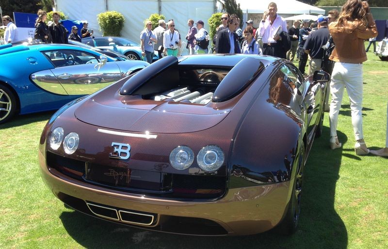 Cars on display at Pebble Beach Concours De Elegance
