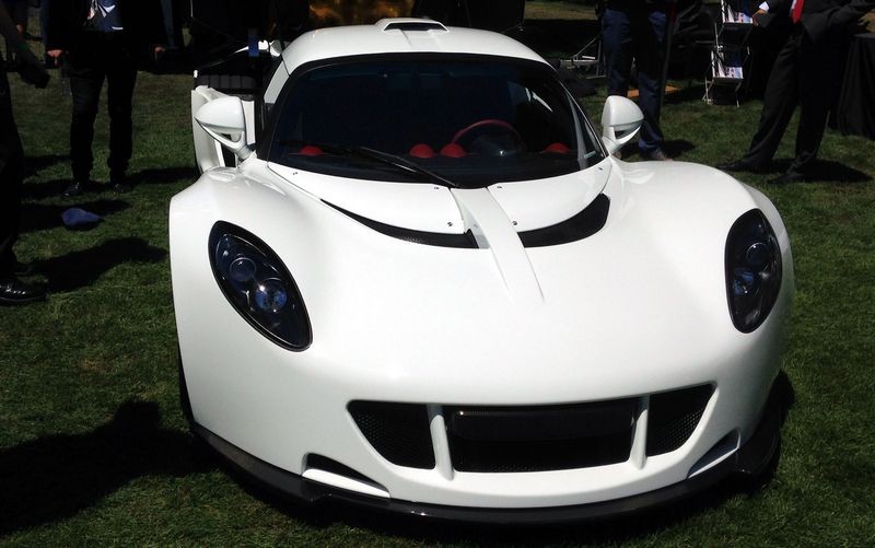 Cars on display at Pebble Beach Concours De Elegance