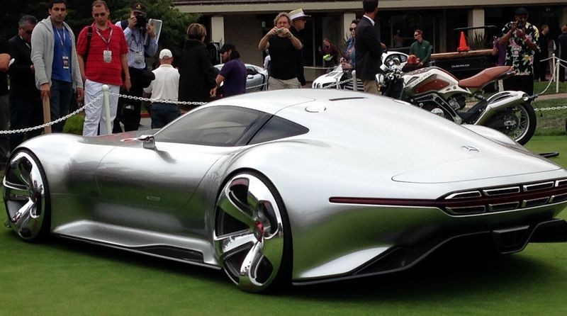 Cars on display at Pebble Beach Concours De Elegance