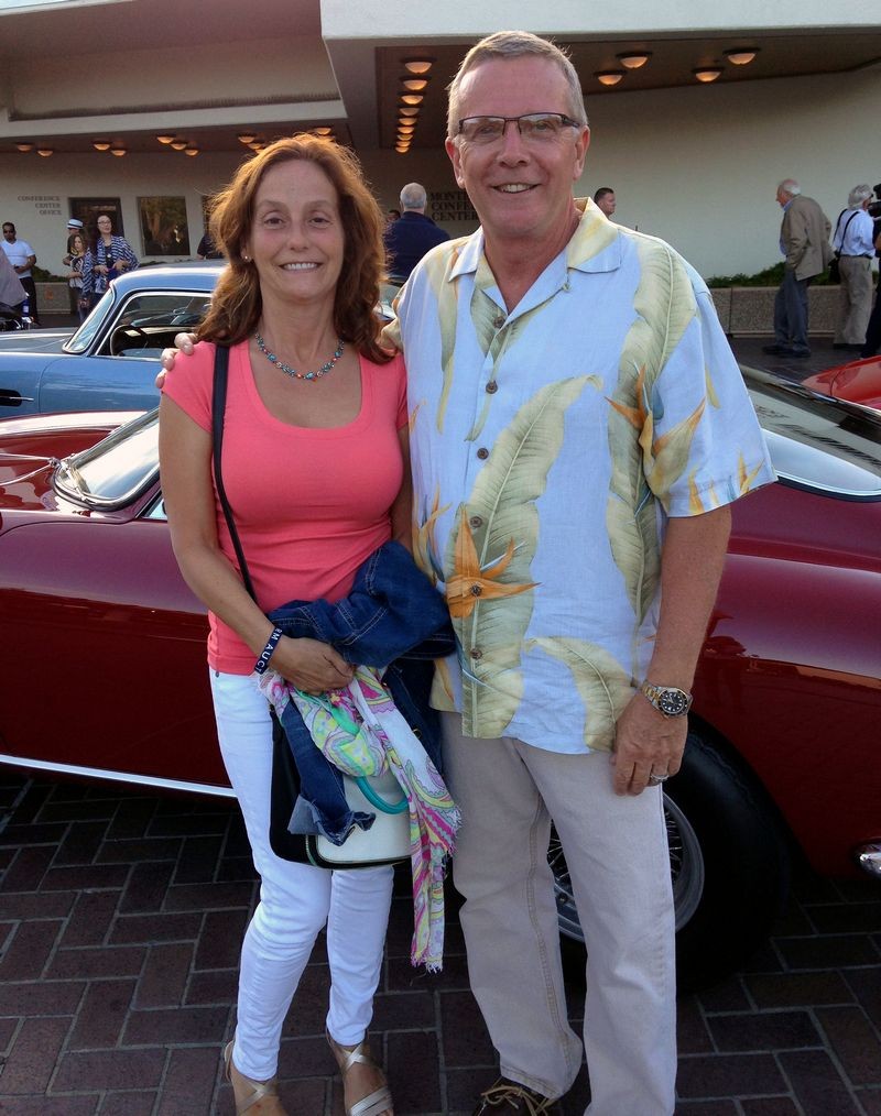 Cars on display at Pebble Beach Concours De Elegance