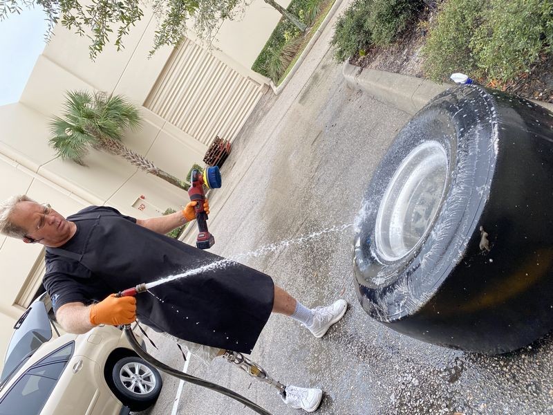 Ceramic Tire Coating Dressing Machine Scrubbing FLEX Mike Phillips