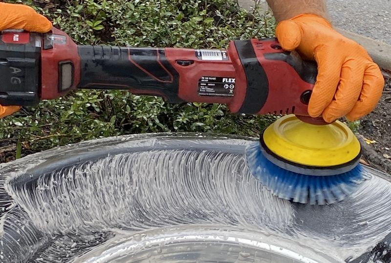Ceramic Tire Coating Dressing Machine Scrubbing FLEX Mike Phillips