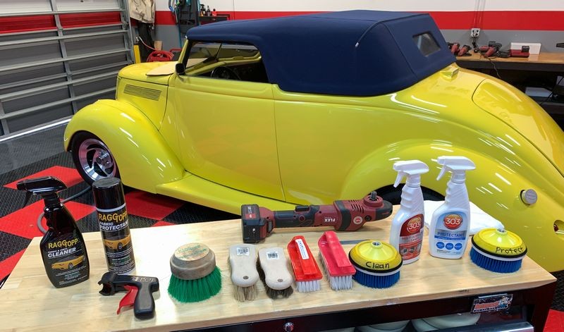 clean and protect a canvas convertible top mike phillips