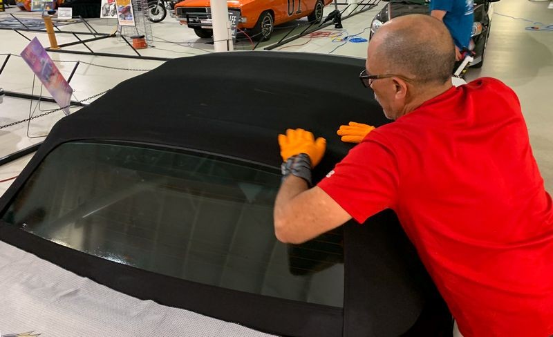 Clean Canvas Convertible Top RaggTopp Mike Phillips