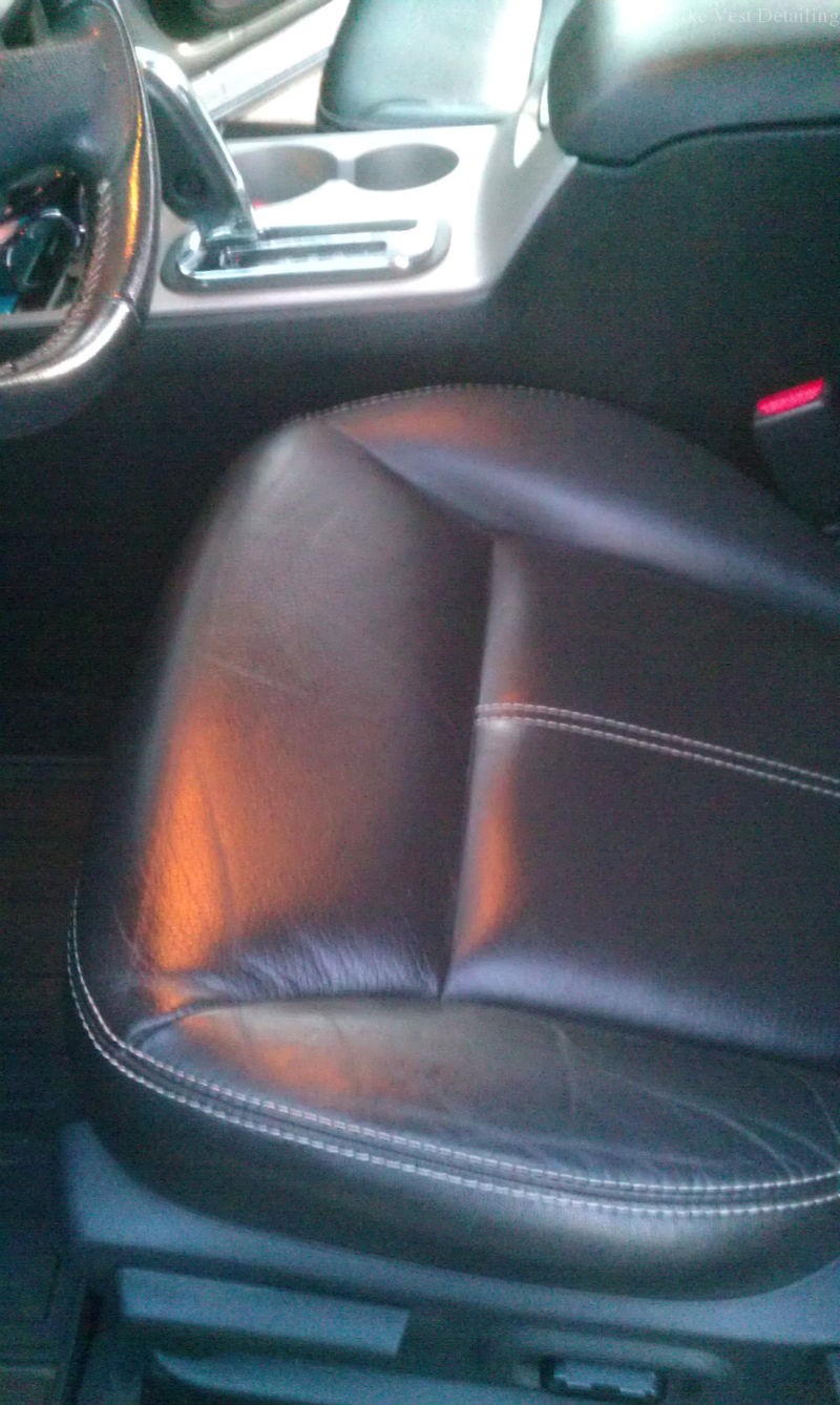 Clean Leather Drivers Seat 1