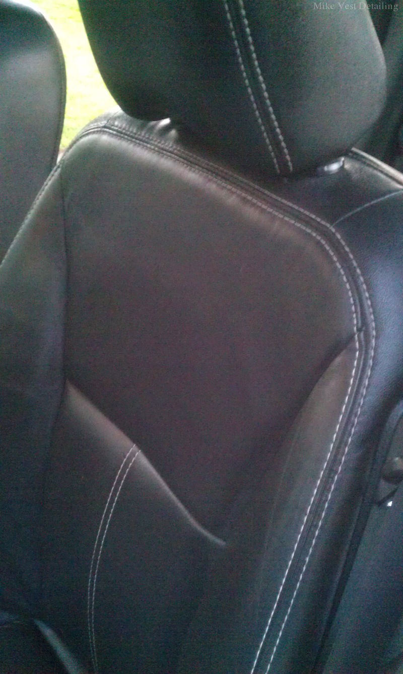 Clean Leather Drivers Seat 2