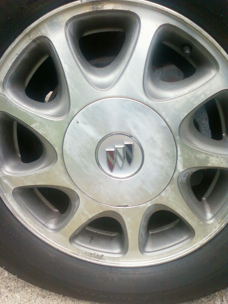 Clearcoated wheels