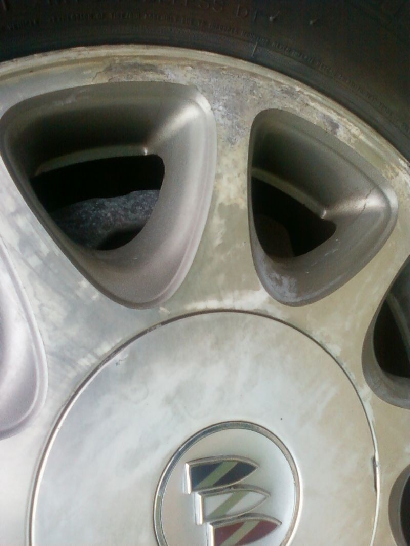 Clearcoated wheels