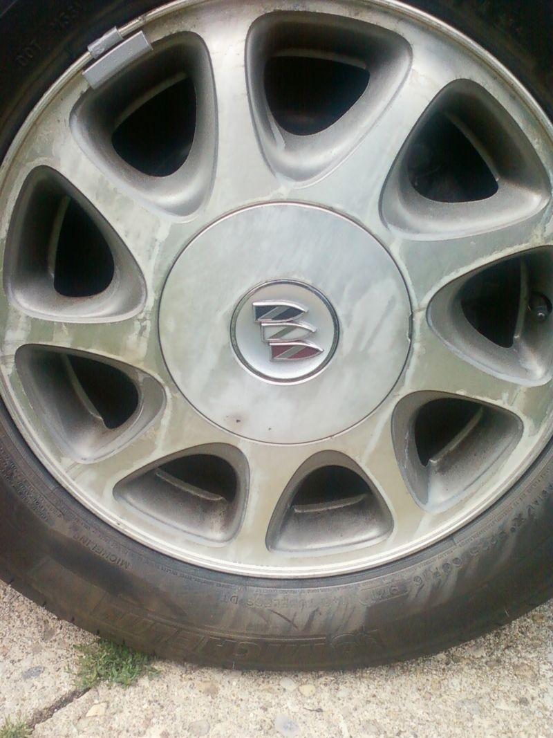 Clearcoated wheels