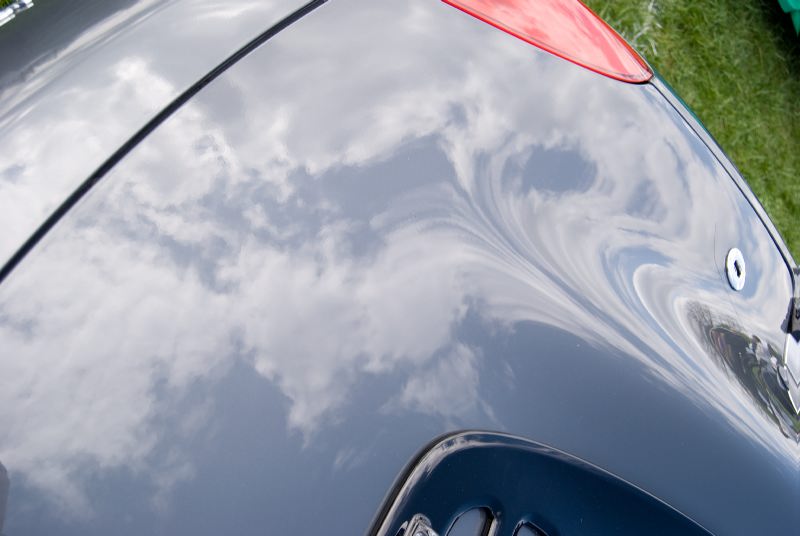 Cloud reflections on my new shine