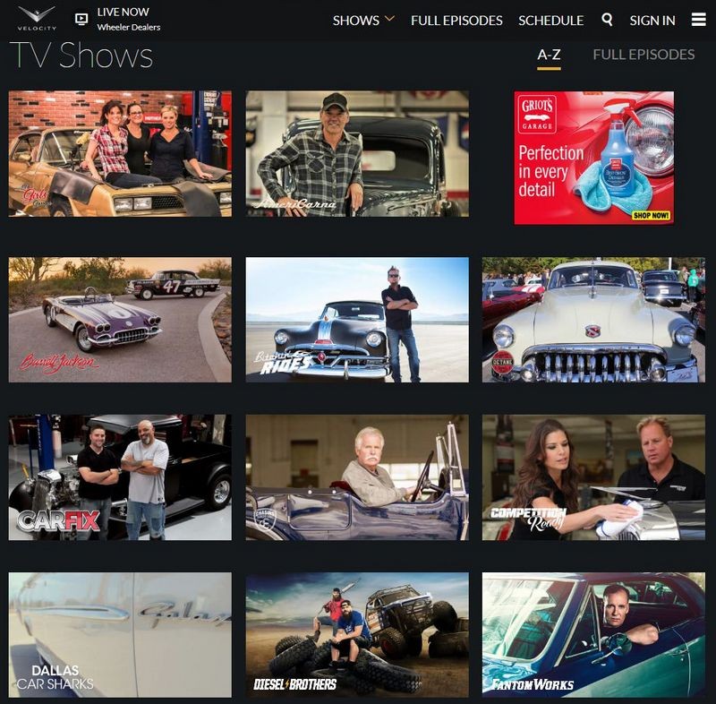 Competition Ready on Velocity Channel Website