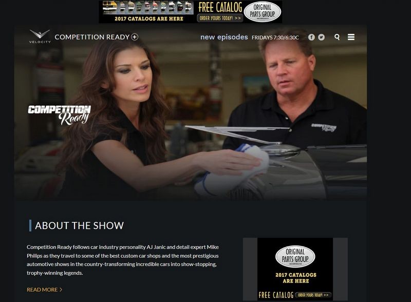 Competition Ready on Velocity Channel Website