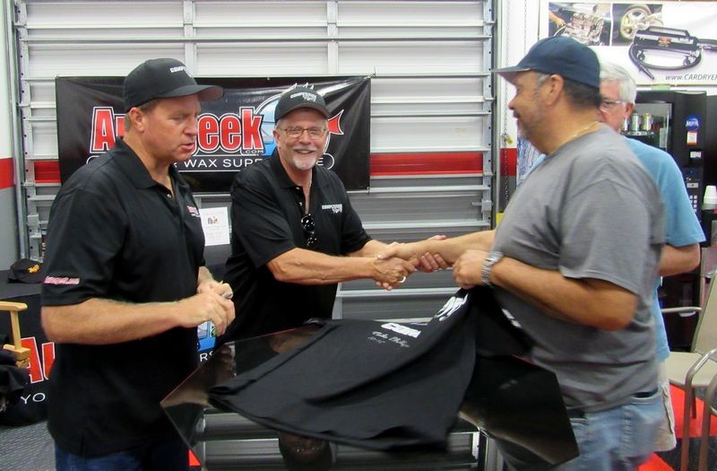 Competition Ready TV Show Shirt Signing at Autogeek