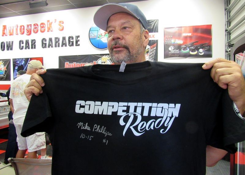 Competition Ready TV Show Shirt Signing at Autogeek