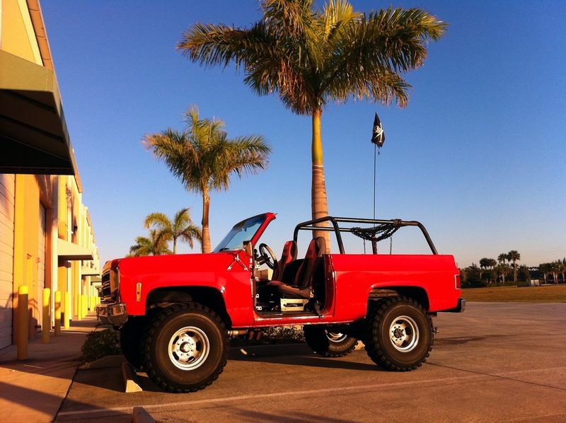 Convertible in Florida in the Winter