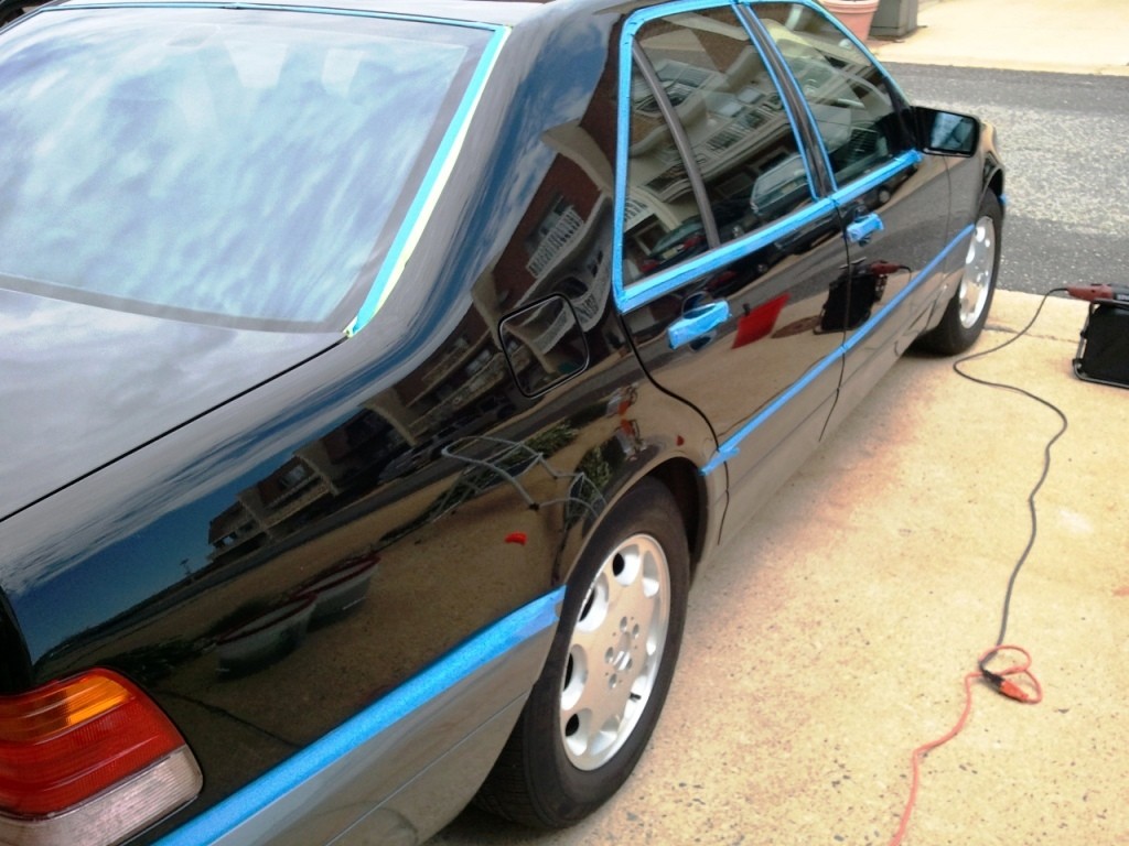 Cousin David's Mercedes