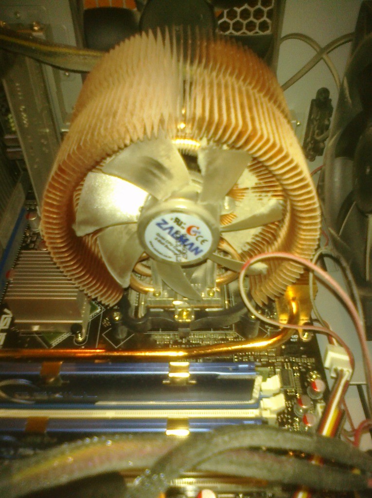 CPU heatsink before