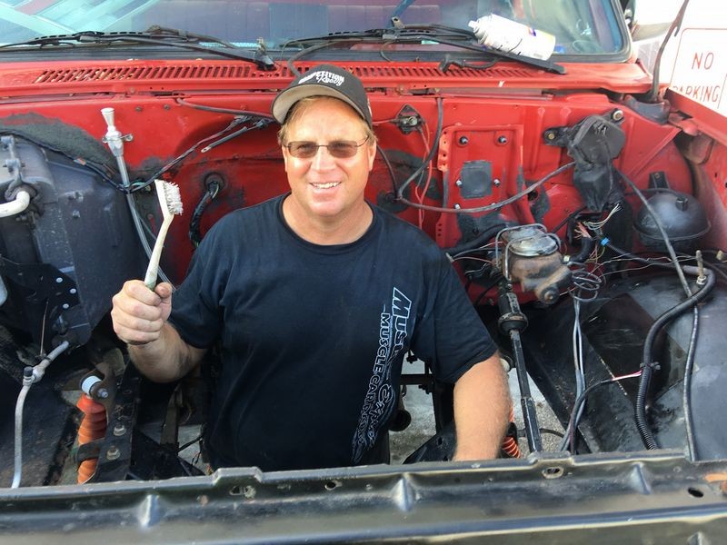 Crack in truck frame Mike Phillips