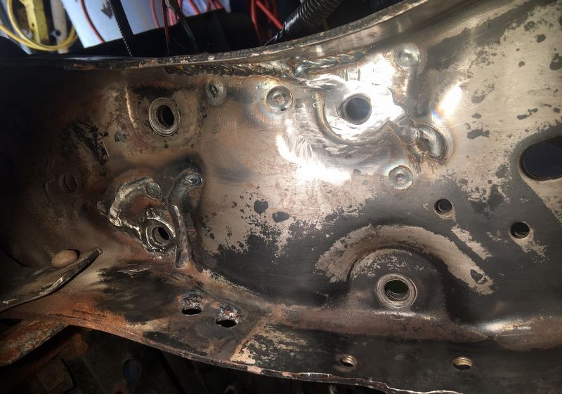 Crack in truck frame Mike Phillips