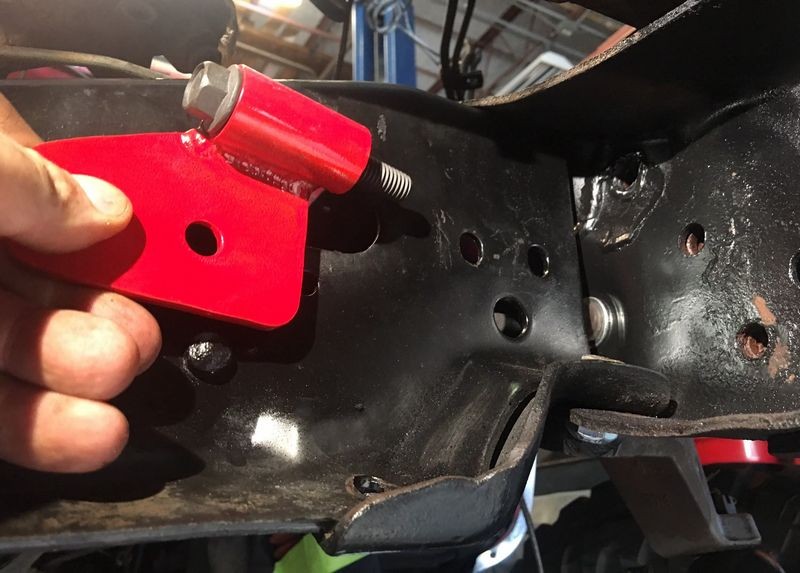 Crack in truck frame Mike Phillips