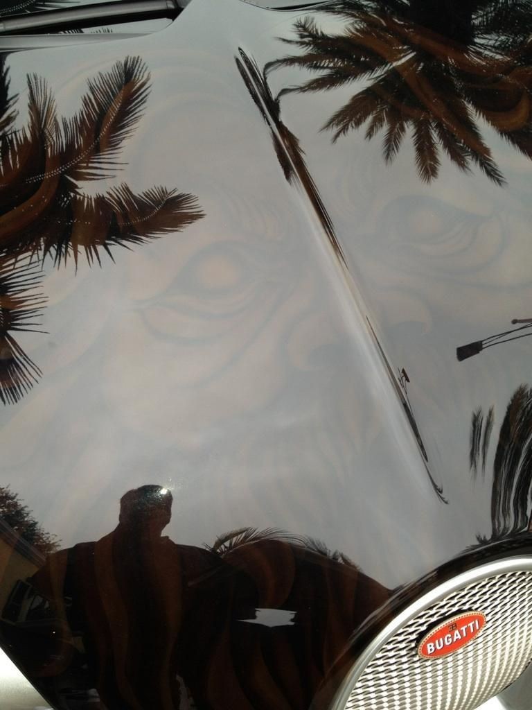 Custom Paint on a Bugatti