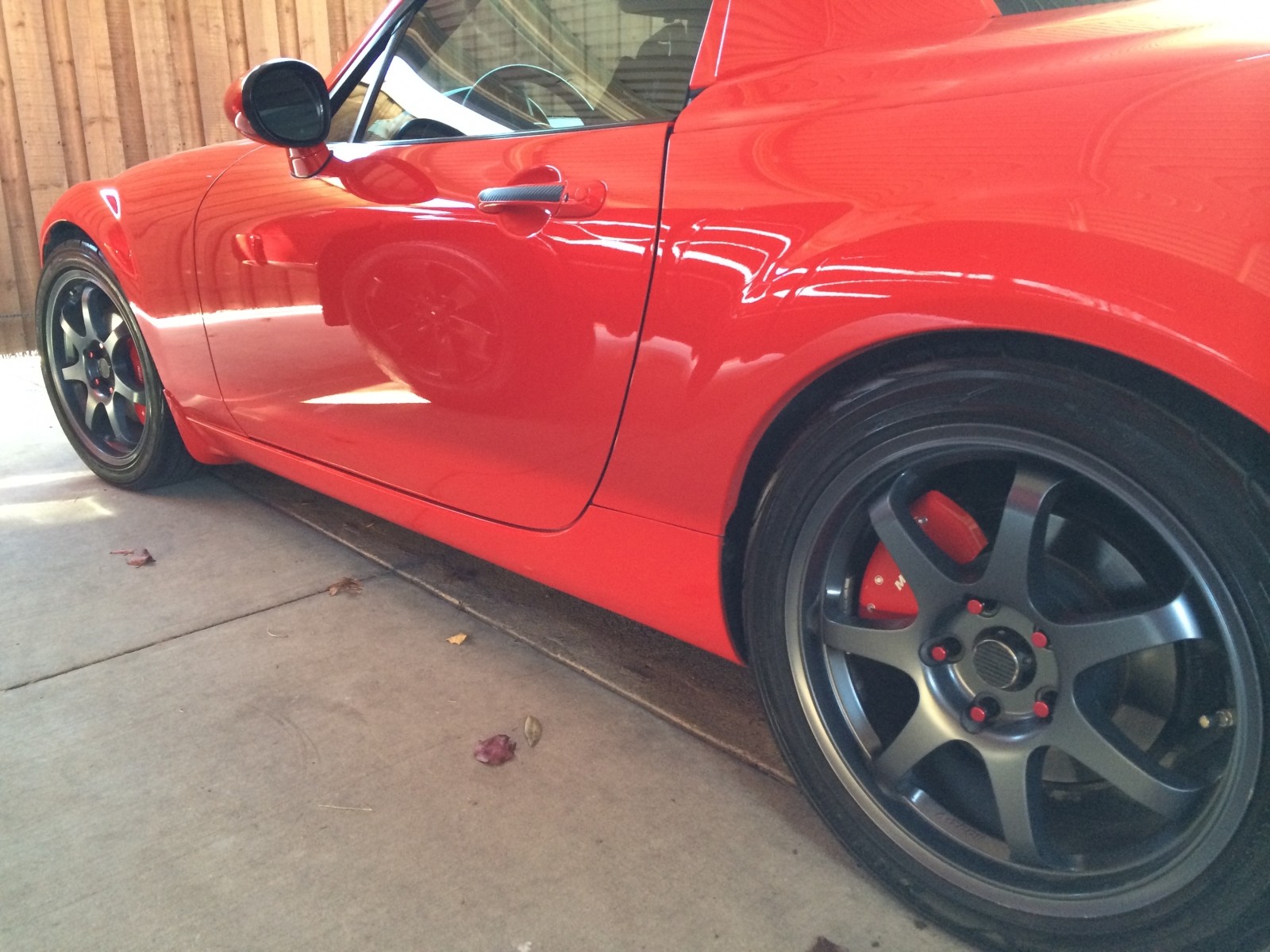 Daughters MX5 polished and waxed