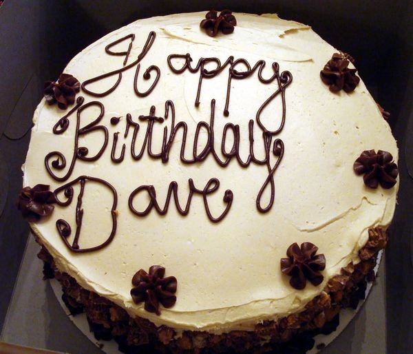 Dave's Birthday Cake