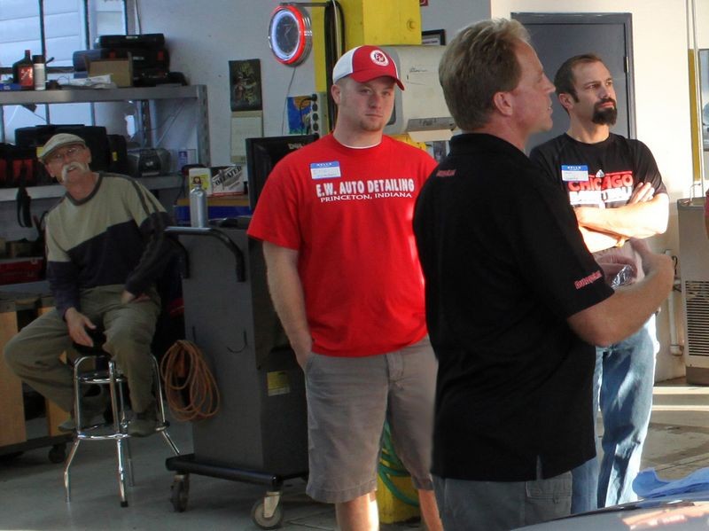Dennis Gage and Mike Phillips at Evansville GTG
