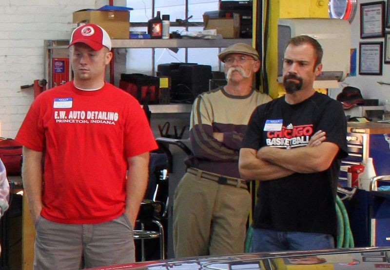 Dennis Gage and Mike Phillips at Evansville GTG