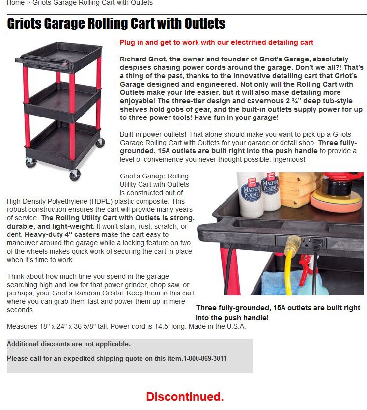 Detailing Cart Mike Phillips