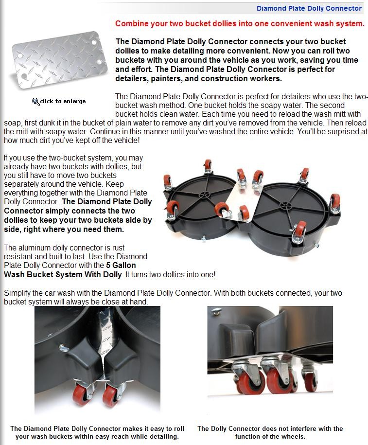 Diamond Plate Dolly Connector