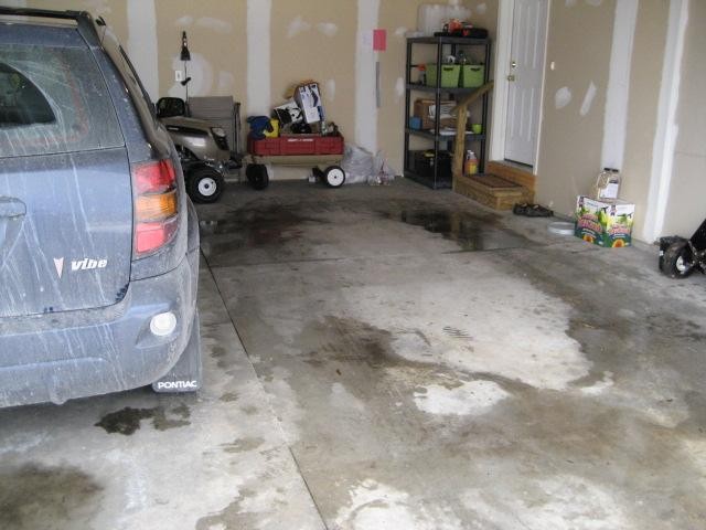 Dirty Garage Floor