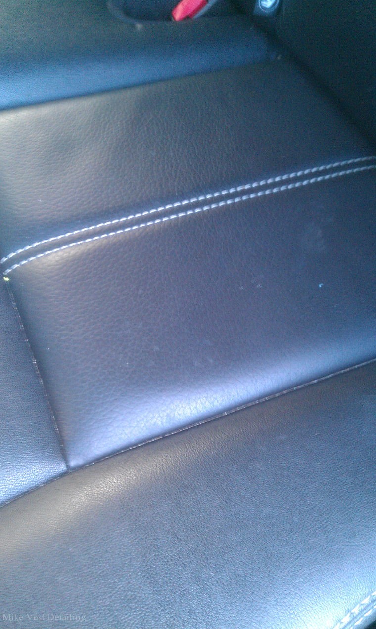 Dirty Leather Drivers Seat 2