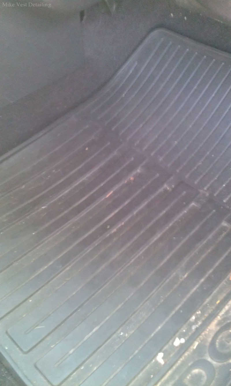 Dirty Passenger Side Floor Mat