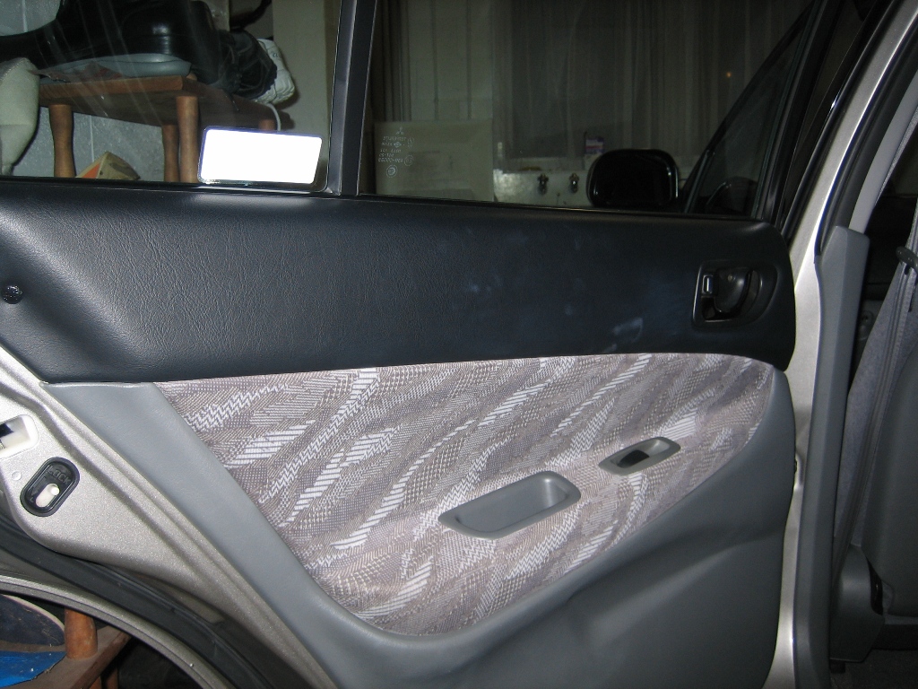 Door before beind cleaned