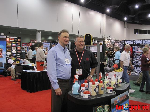 Doug Lamb from Grit guard and Richard Griots from Griots garage