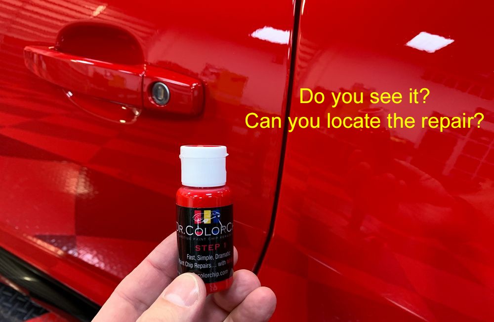 Dr Color Chip Door Edge Chip Fixed Red Z28 Camaro Mike Phillips